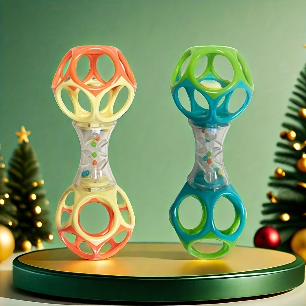 Preschool Education Puzzle Double-Ended Hand Bell Toy