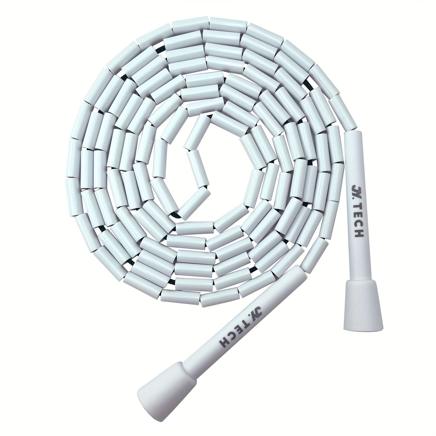 Adjustable Beaded Jump Rope With Durable Handles & Shatterproof Beads | Mixed Color, Pe & Pp Material, Ideal For Exercise And Fitness Training