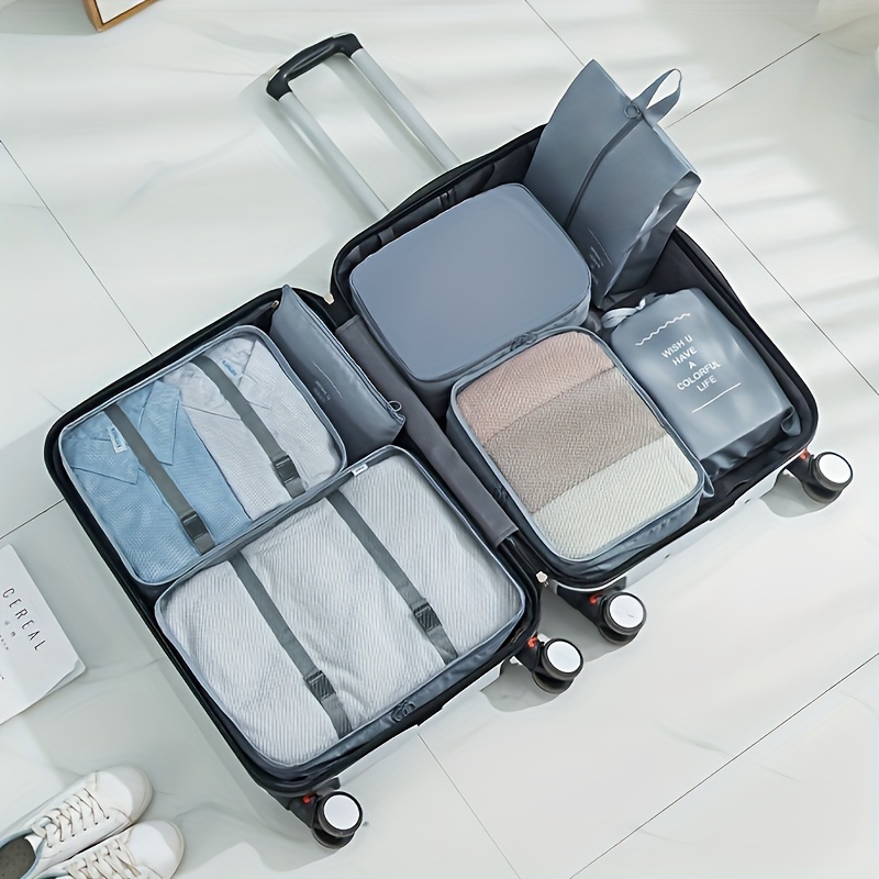 Sac De Rangement Auto-compressant – 54x42x60 Cm – Avec 2 Sacs à Chaussures – Pour Couette, Vêtements, Déménagement