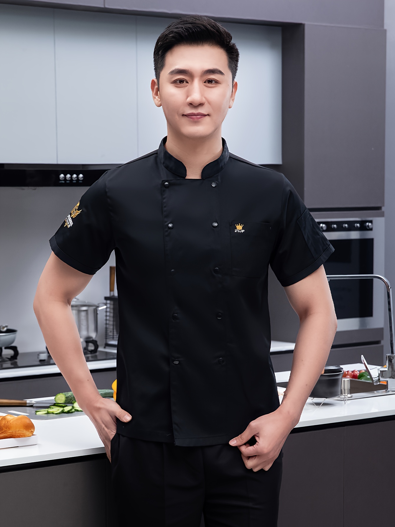 Restaurante Indumentaria De Cocina Uniforme De Chef, Traje De