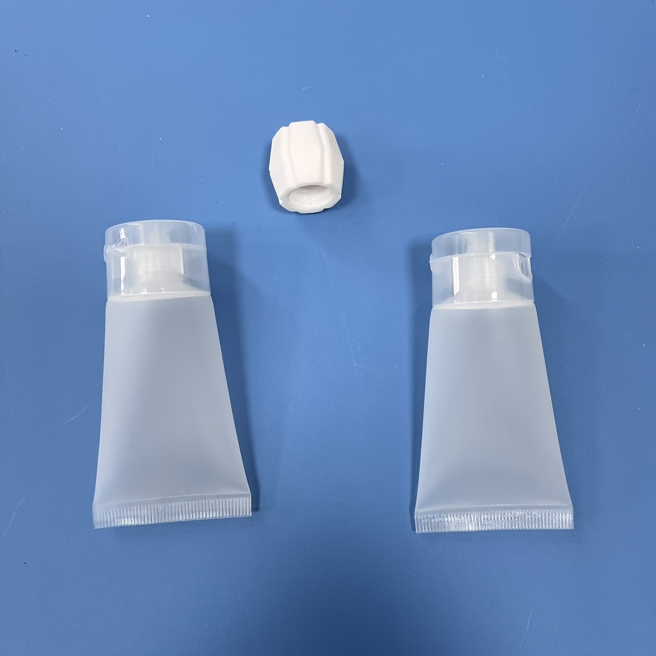 3/6pcs Plastic Toothpaste Tube And Facial Cleanser Adapter, Convenient Home Accessory For Toothpaste And Cleanser Supplements, Travel Size