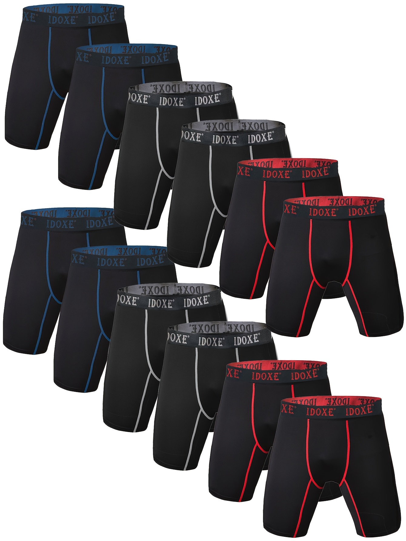 Men's Casual Sports Fitness Long Boxer Briefs Shorts - Temu
