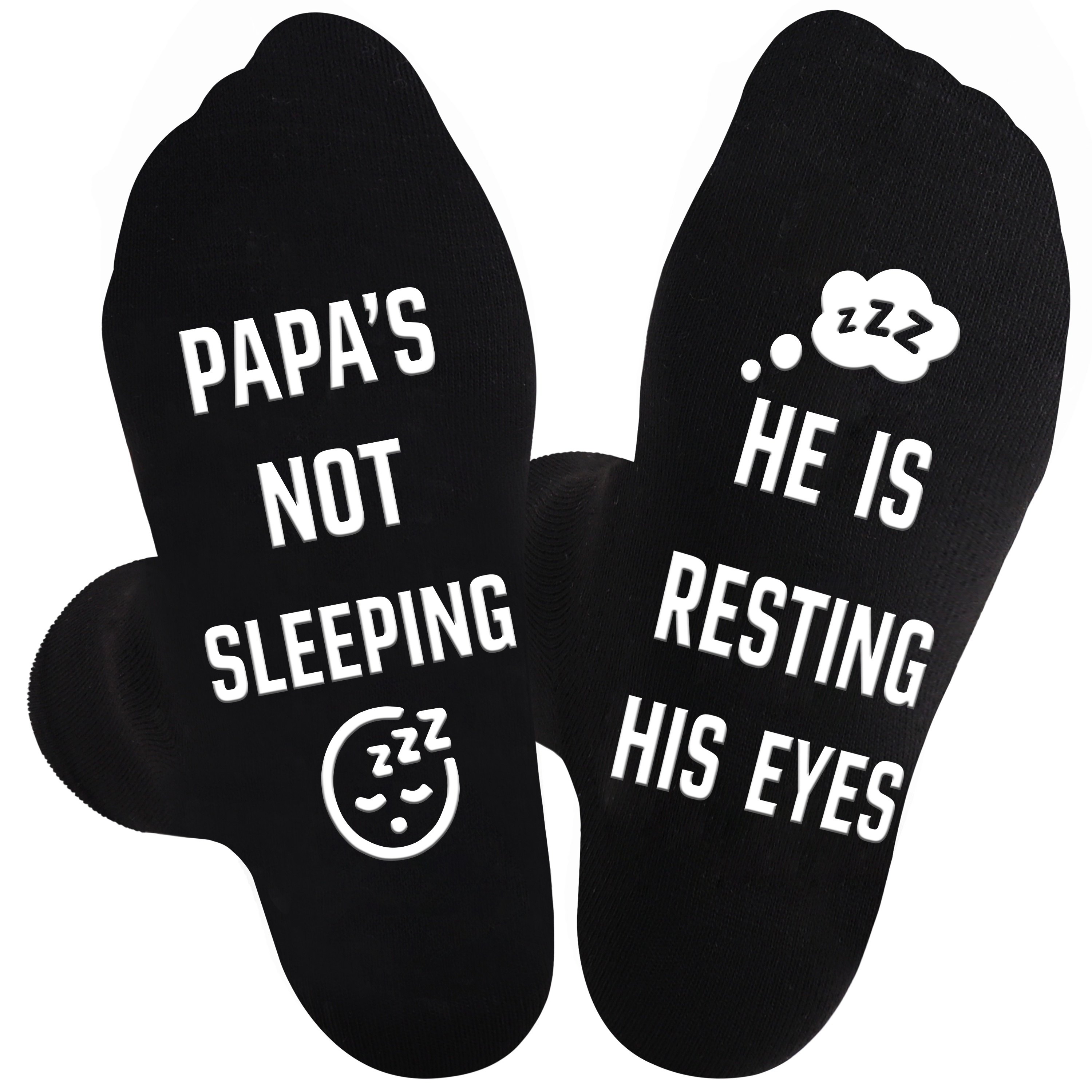 

's Novelty , -slip "not Sleeping, " , Reinforced Durability, Dad Grandad Christmas For Fun Novelty Fathers Day Son Girlfriend