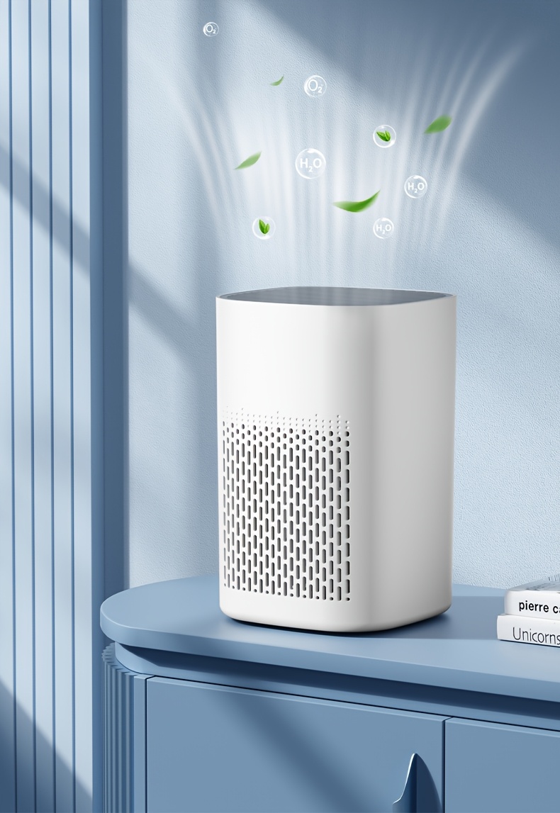 HEPA Air Purifier for Home, Deodorizing for Office Living Room Bedrooms, for Smokers, Odor, Dust, Pollen, Pet Dander, Car Air Fresh for Bedroom Office Halloween Christmas Independence Day Gift