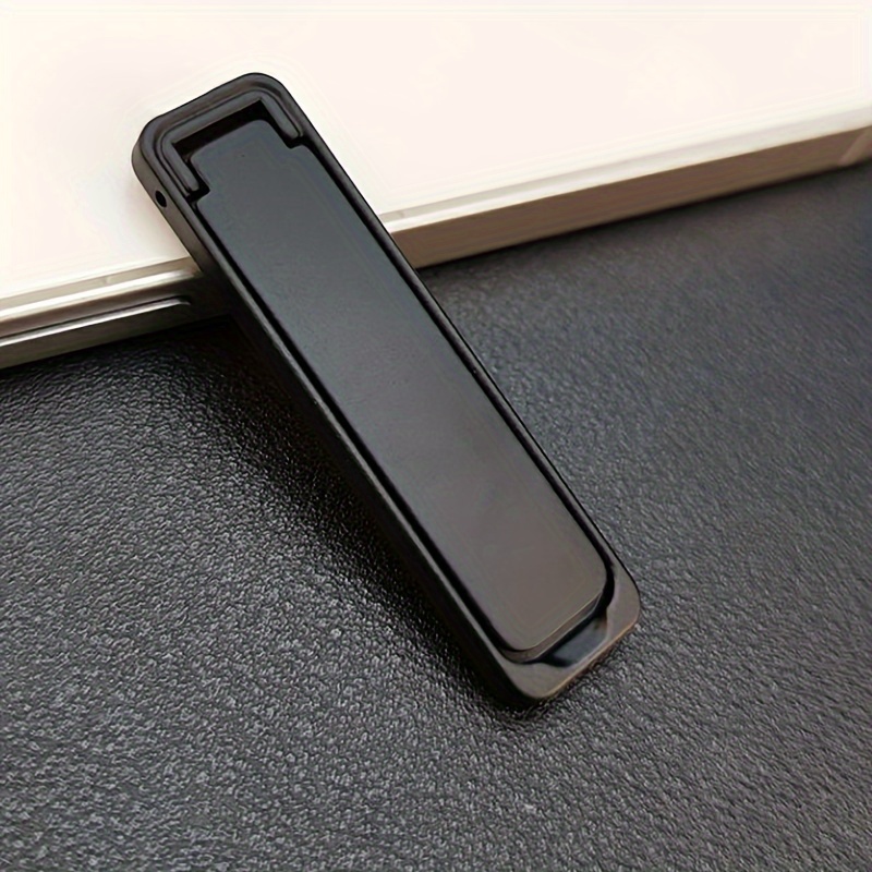 TEMU Support de Téléphone Portable Pliable Mini Métallique , Accessoires pour Smartphone, Autocollant Arrière Invisible, Support de Bureau Portable