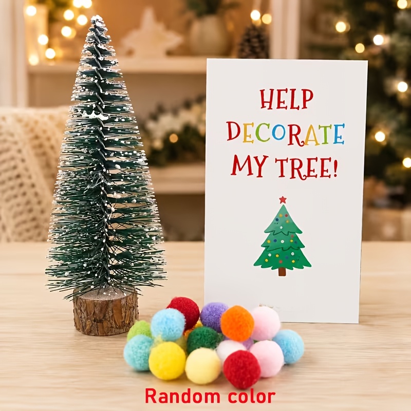 TEMU Set da 22 pezzi con albero di Natale, accessori per elfi e decorazioni festive