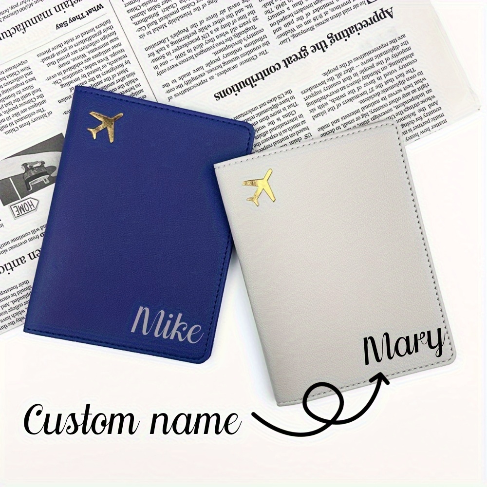 

Personalized Passport Sleeve, Add Your Name Or Logo Or , Cards Holder Boarding Tag Holder, Customized Travel Accessories, Ideal Gifts For Client