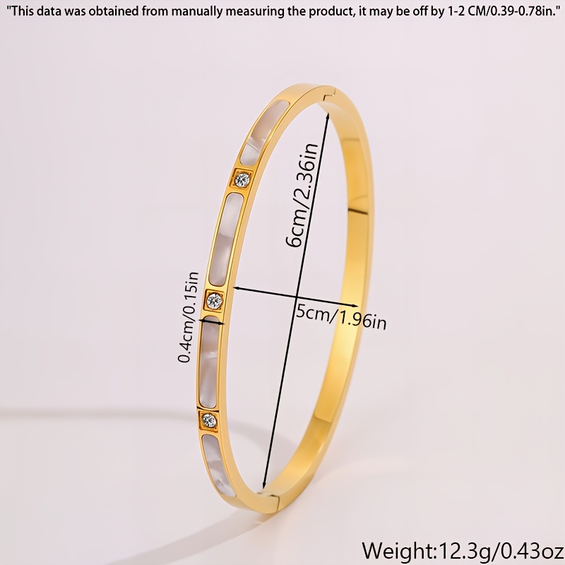 3pcs 18K Golden-Plated Minimalist Bracelets Set, Unisex Gift