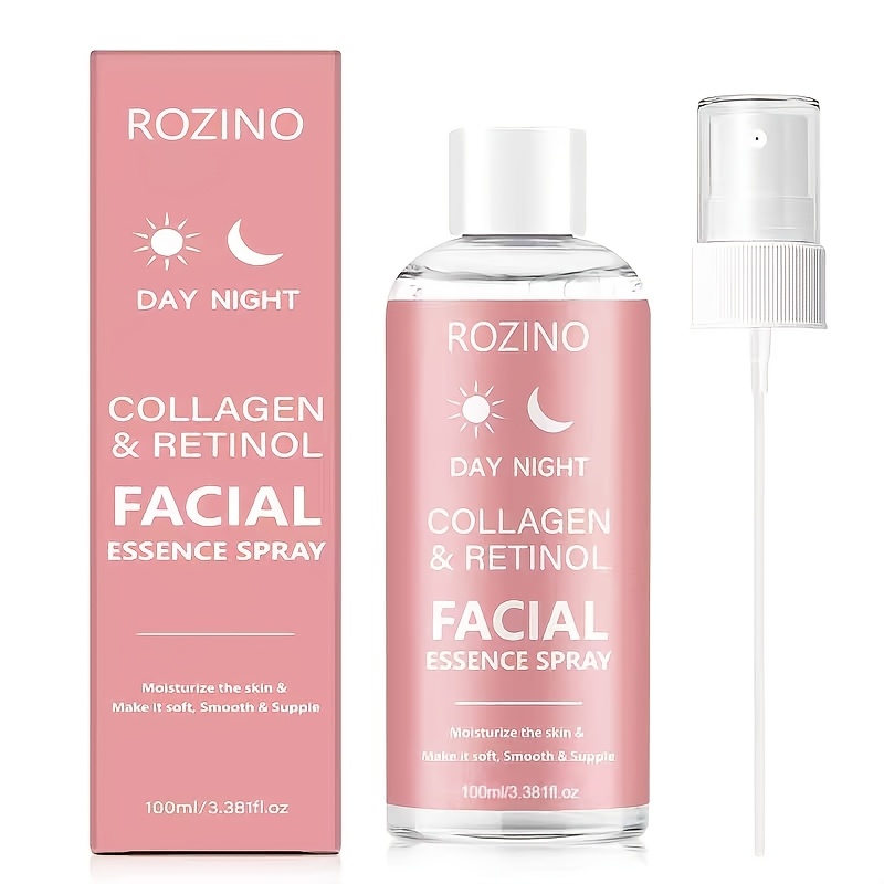 Image of Instant Lifting And Firming Retinol Collagen Facial Spray, Suitable For Loose Skin And Facial Wrinkles, Makes , Diminishes , Alleviates Signs Of Aging, Provides Powerful Tightening