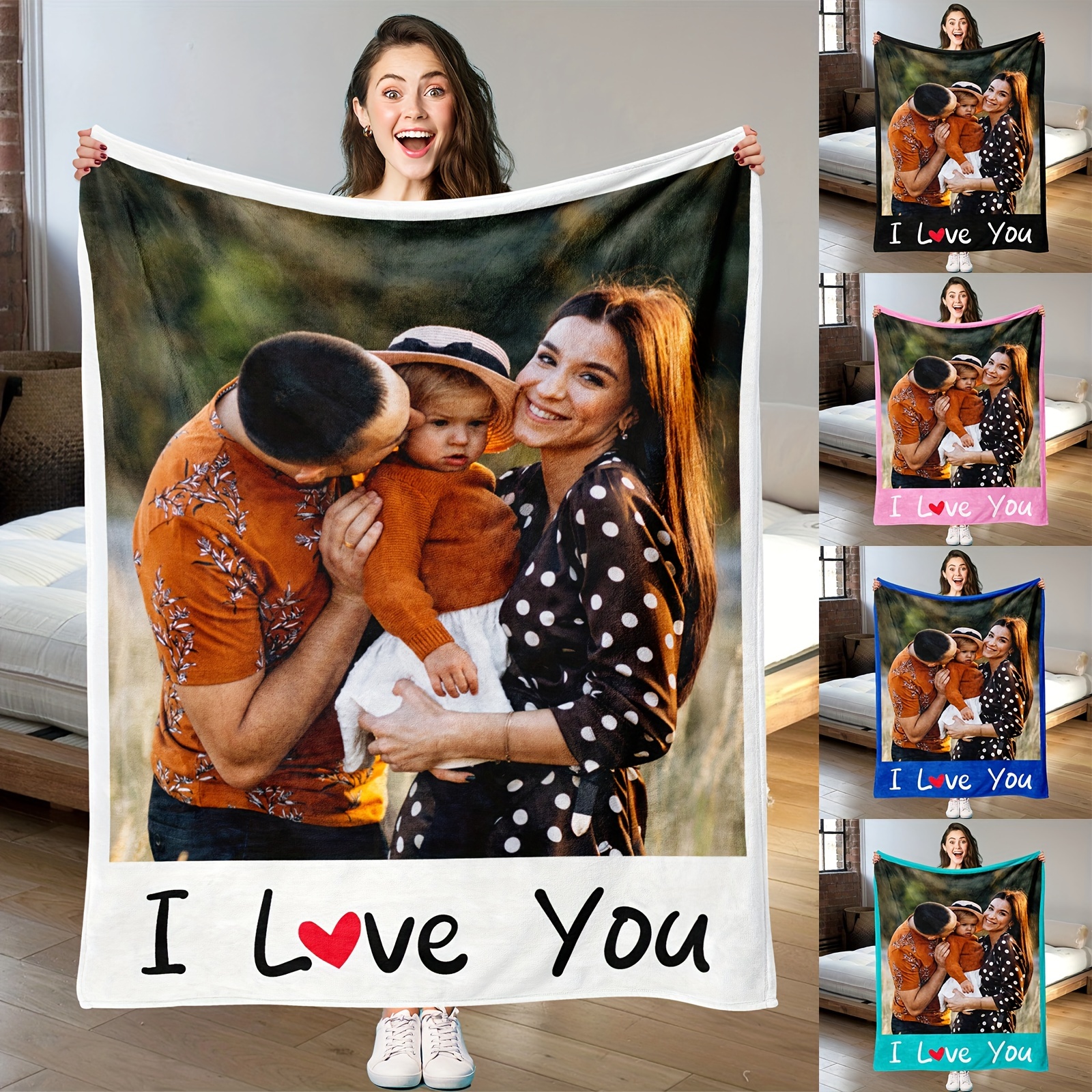 

Blanket Personalized - Qogoer Polyester Rectangular - For Christmas, For & , Unique For & 's Day