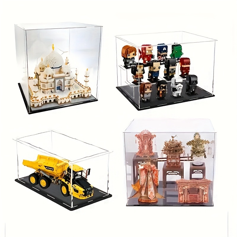 [Acrylic Display Case] Acrylic Display Case - Clear Dustproof Showcase - Multiple Sizes Available - Contemporary Style - No Power Needed - Toy Storage Box - Modern Display Case - Transparent Material - Toy Storage Box
