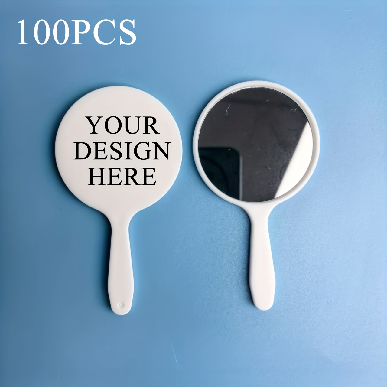 TEMU 100 Personalized Makeup Mirrors, Mirrors, Portable Mirrors