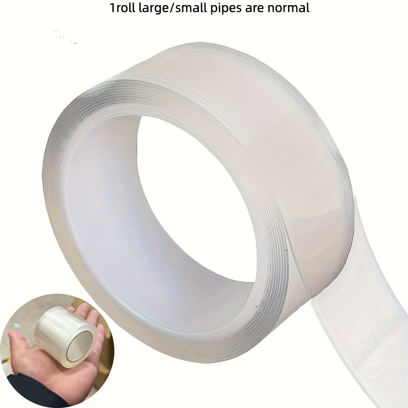 TEMU 1pc Kitchen Tape Waterproof Sticker Home Improvement Waterproof Self-adhesive Seam Sticker Bathroom Toilet Tape Kitchen Sink Waterproof Sticker