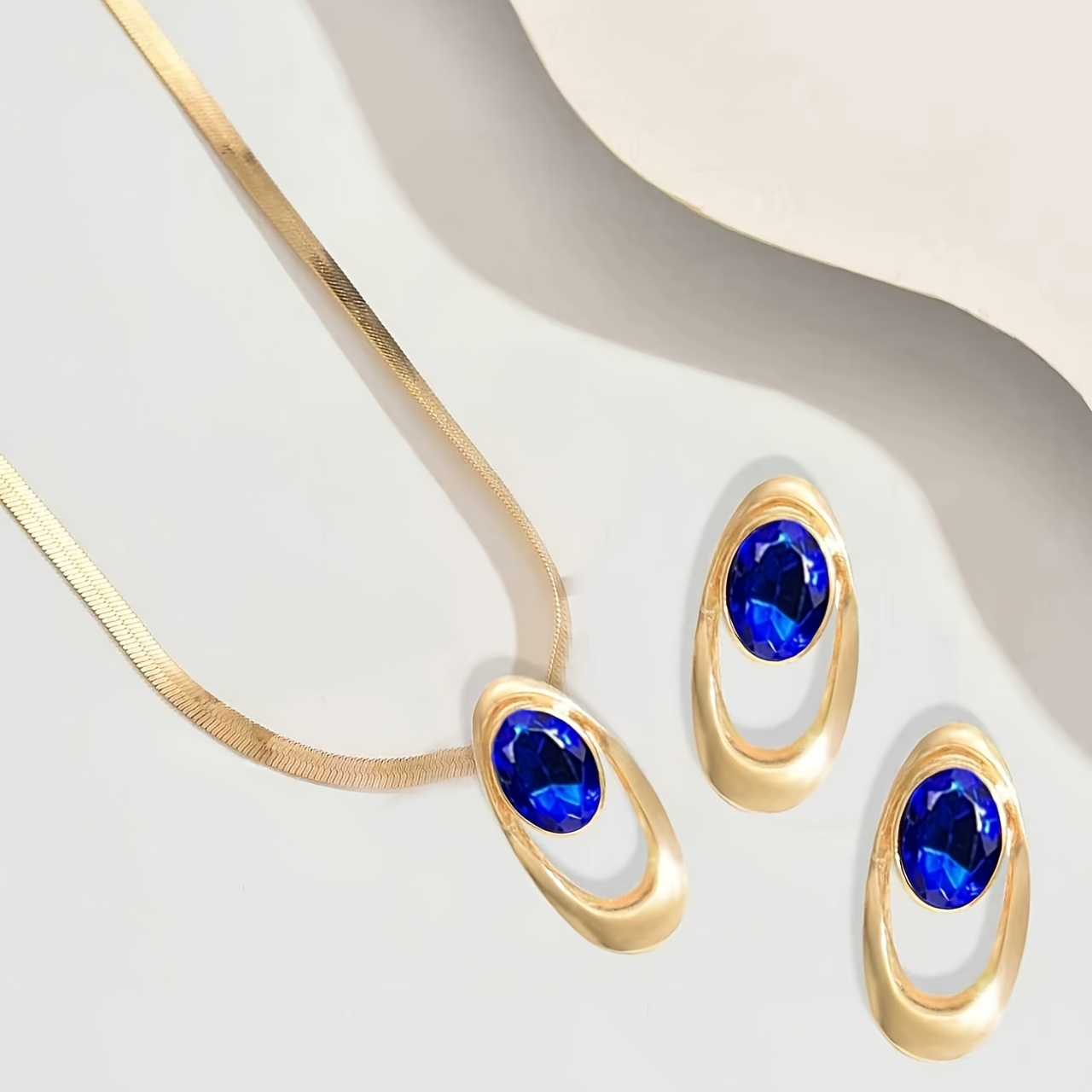 Conjunto de Joias de Verão para Mulher, 2 peças, Elegante e Moderno 9
