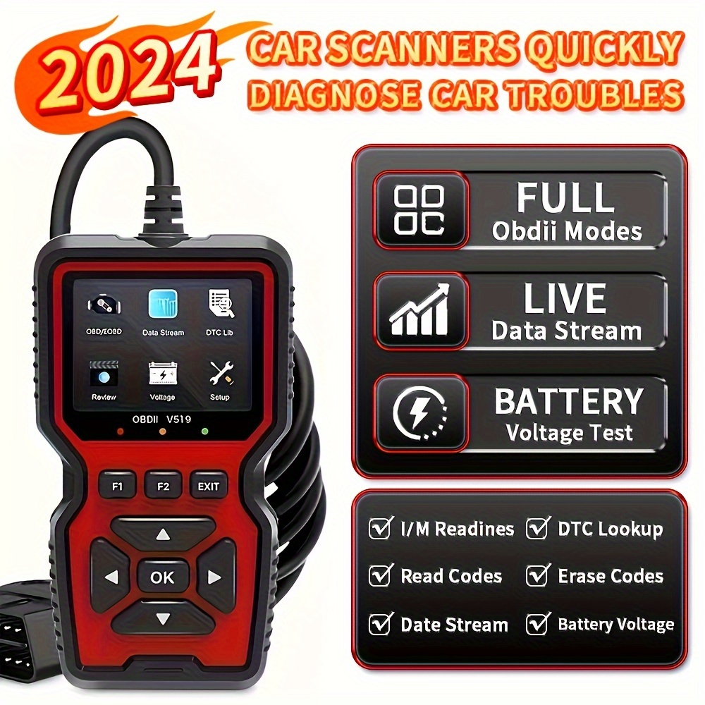 T41 Car Diagnostic Tool With Color Screen Code Reader Engine