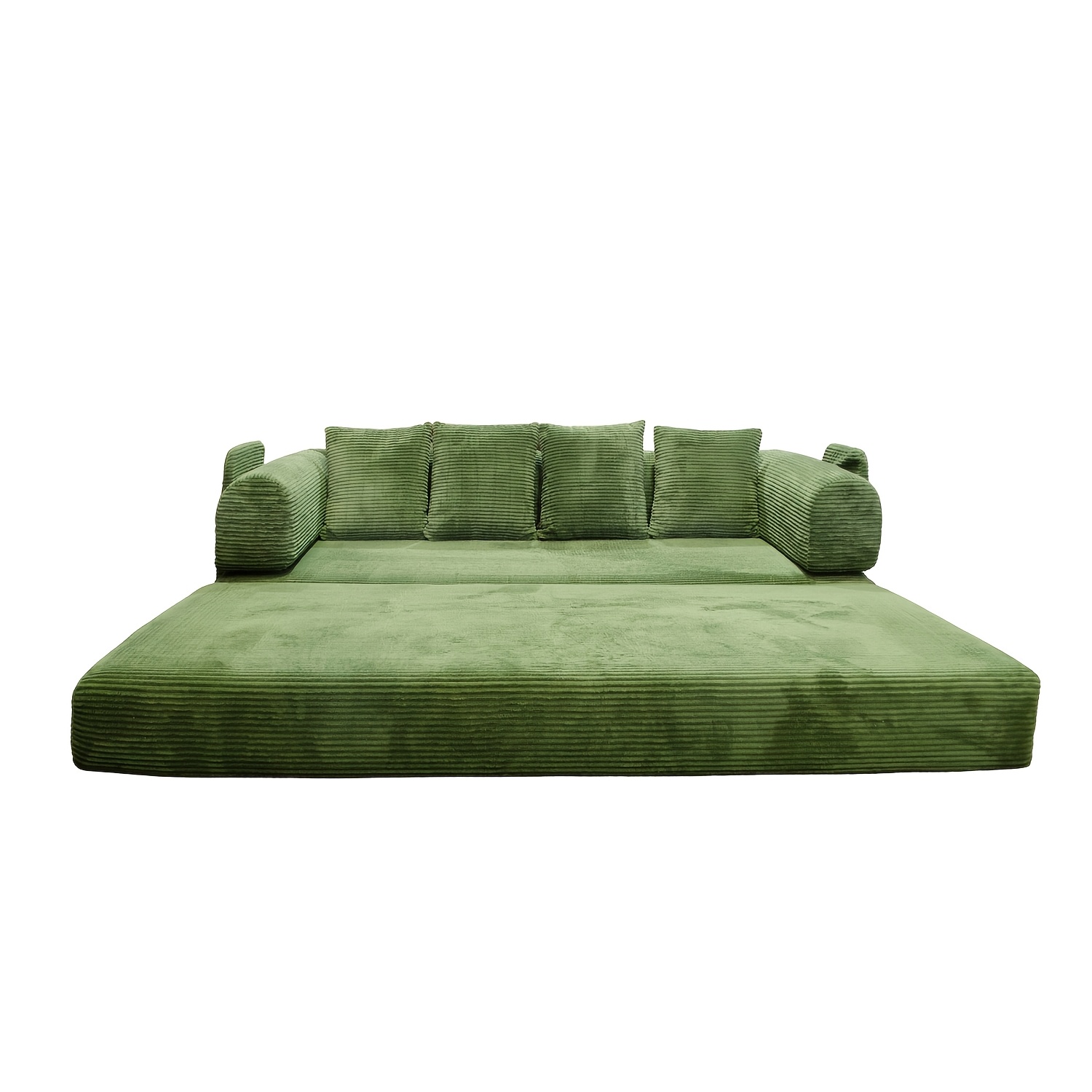 self expanding   bed no tools assembly foldable loveseat space saving convertible couch to bed suitable for small spaces removable pillows modern floor couch sofa bed ideal for apartments dorms guest rooms