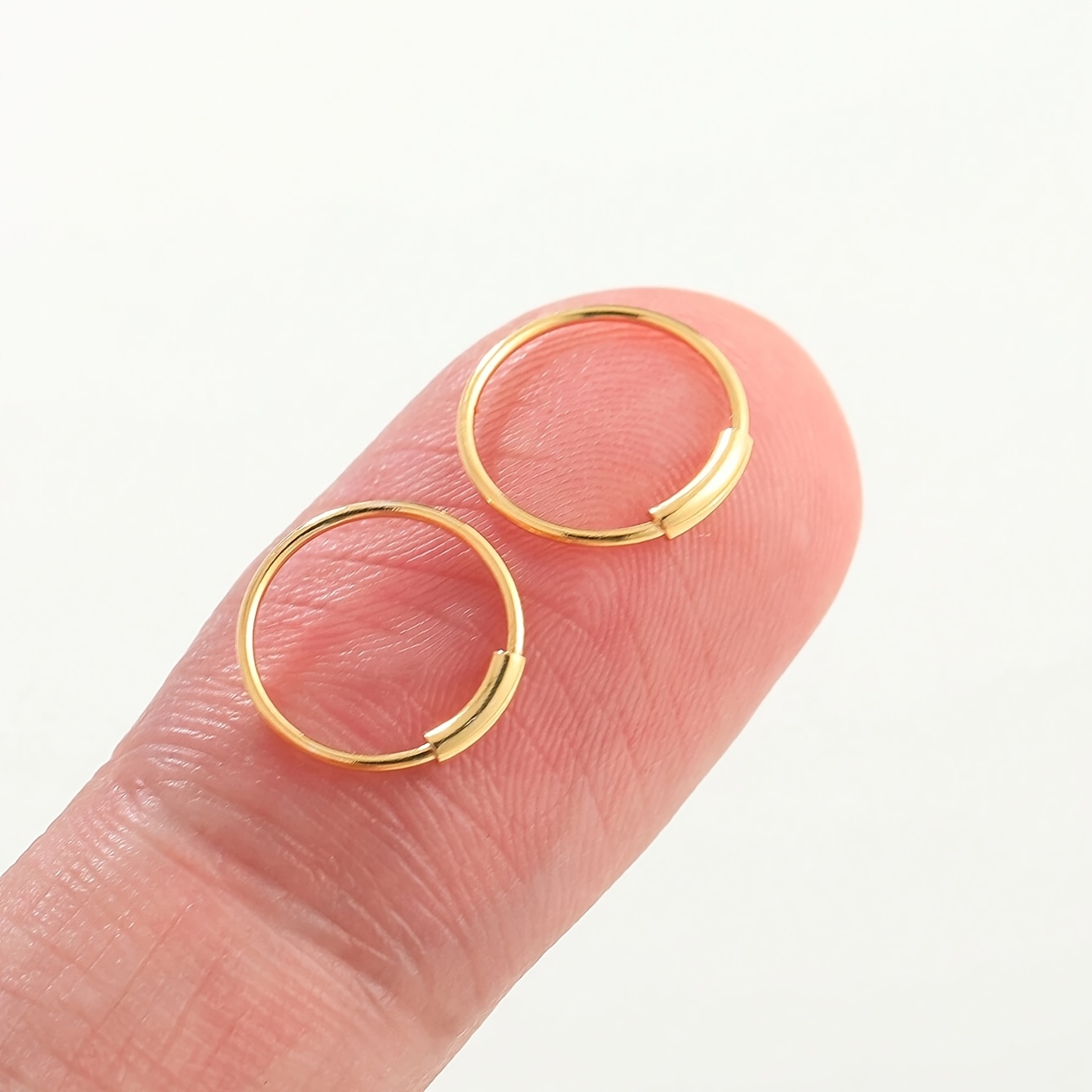 3pcs Minimalist 316 Stainless Steel Open Septum Ring Earring Set