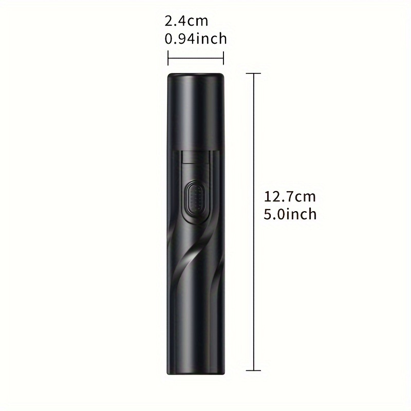 1pc Nose Hair Trimmer, Professional Painless Nose And Ear Hair Trimmer for Women Men, Stainless Steel Head Nose Hair Remover, Mute Efficient Battery-Operated Easy Cleansing, Father's Day Gift