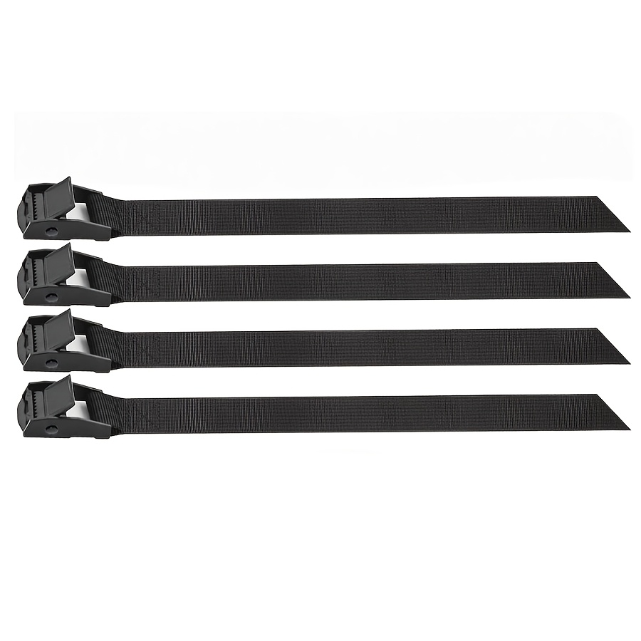 TEMU Universal 4pcs Quick-release Strap - 122cm Adjustable Belt, Suitable For Bicycles, Motorcycles, Sports Equipment And Travel Luggage - Durable