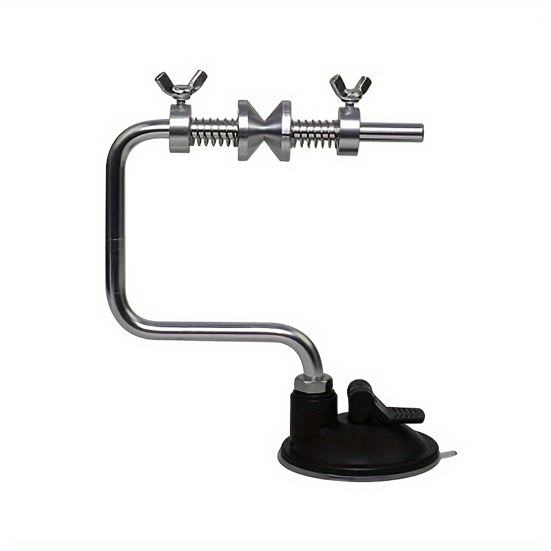 

1pc Fish Line Winder With Suction Cup Seat, Aluminum Alloy Winding Device