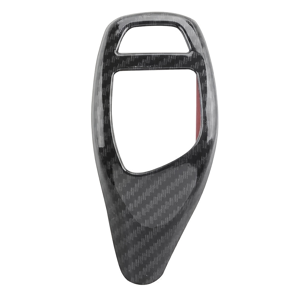 TEMU Couvercle de pommeau de de vitesse en fibre de carbone pour BMW F30 F20 F10 F15 F25 X3 F26 F22 F32 F01, matériau ABS, 1 pièce