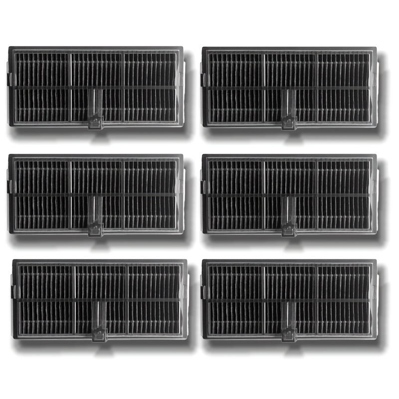 TEMU 6pcs Hepa Filter Additions, Compatible With L10s 2/x40 Ultra/x40 Master/l40 Ultra/l10s Pro Ultra/x30 Ultra/l10s 3 Vacuum Cleaners