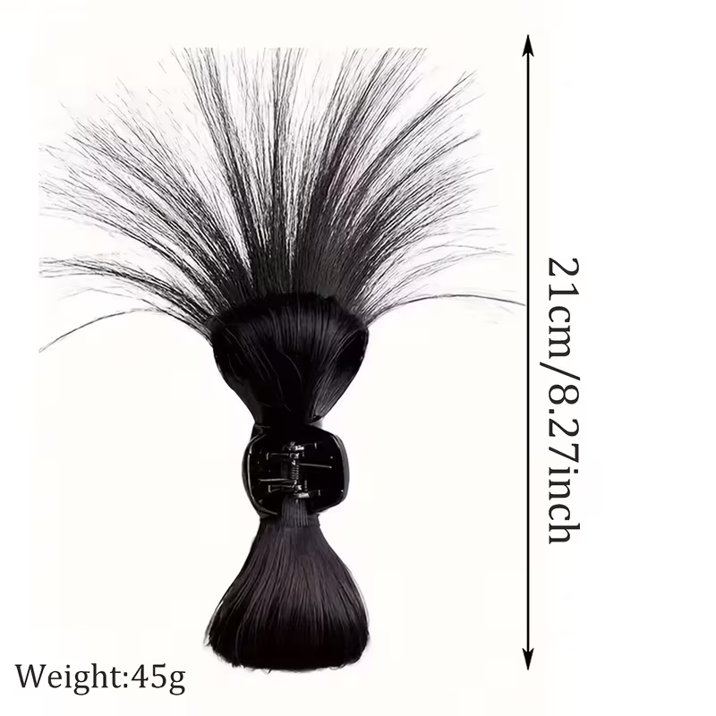 extended messy bun hair piece claw clip ponytail accessories for women with daily use updo ponytail clip in hair curl hair accessories for party festival Product details 3