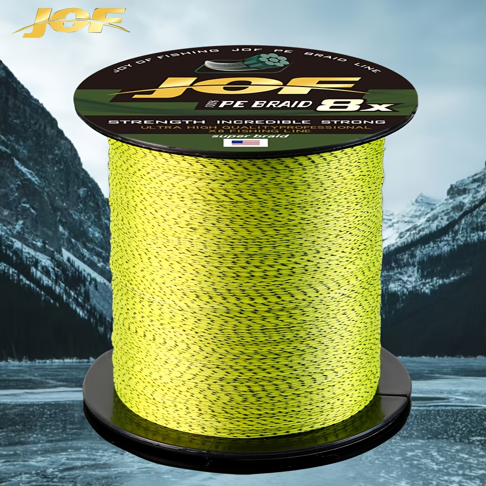 21x braided fishing line, 300 meters/328 yards, 21 strands, wear