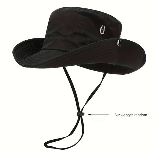 hiking outdoor hat new unisex mountaineering sun protection bucket hat outdoor quick dry drawstring cap travel outdoor bucket hat fishing hat
