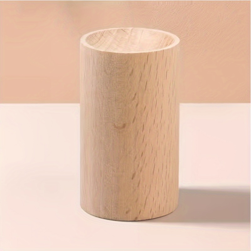 

6-piece Solid Beech Wood Aroma Diffuser Set, Cylindrical Home Fragrance Accessories, Dispersion For Indoor Desk & Decor