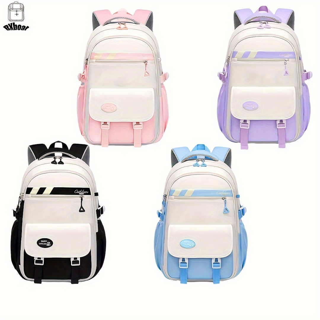 stylish girls backpack lightweight nylon Temu United Kingdom