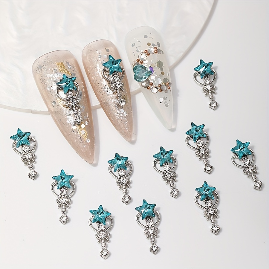

10pcs Alloy - -free, Diy Art Accessories For & Pedicure