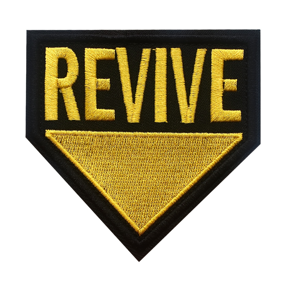 TEMU Embroidery Hook & Loop Patch, Repair Applique Badge Accessories For Backpacks, Dog Harnesses, Vests, Jackets, Hats, Helmets