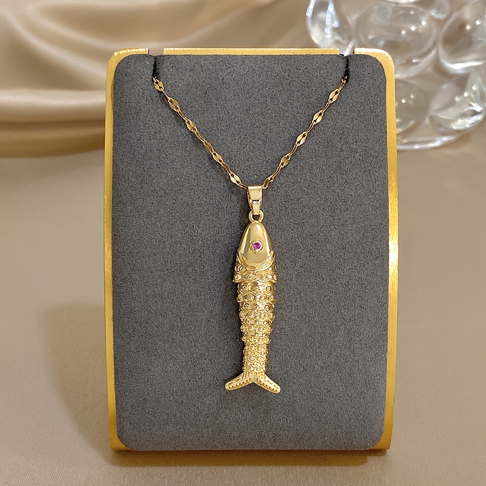 TEMU A Single Pendant Necklace Made Of Stainless Steel, Beach-themed Parties And Luxurious Gifts