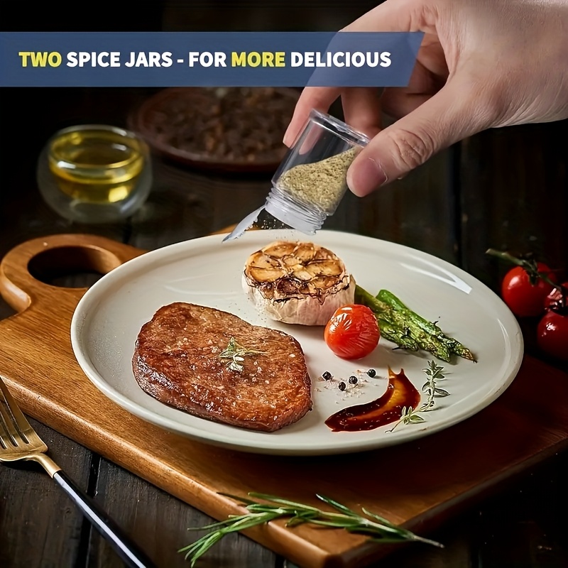 19-Piece Black Stainless Steel Tableware Set for Outdoor Use