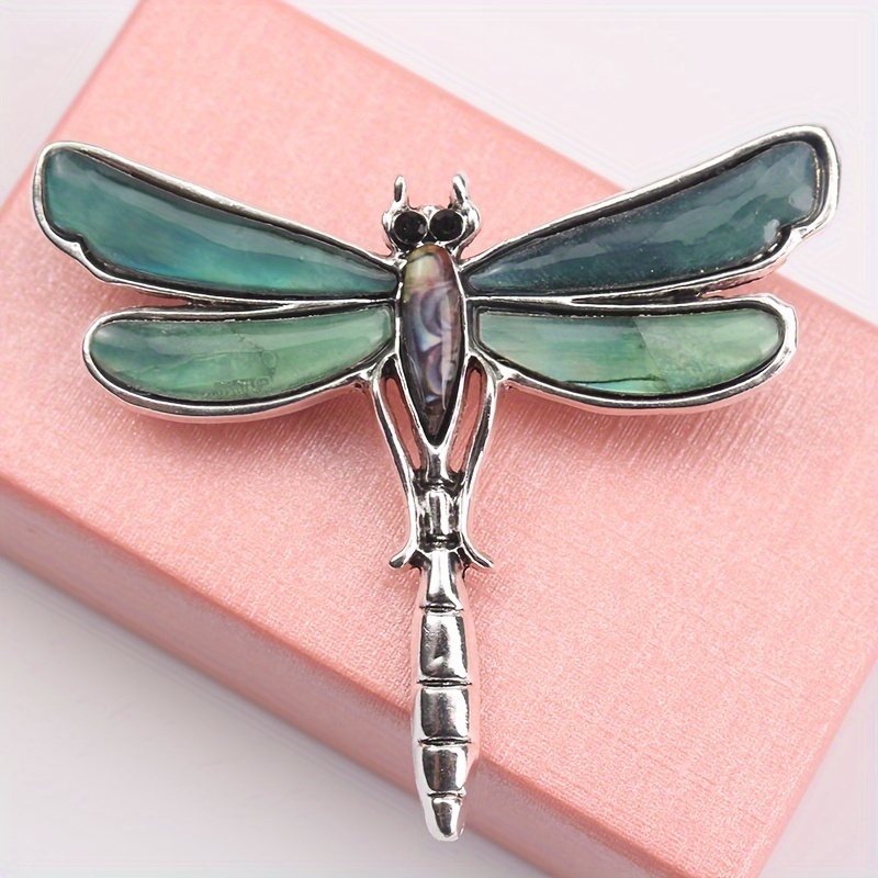 

1pc, Vintage Brooch, Irregular Shape, Shell Material, Fashionable Insect Pin, Novelty Clothing Accessory For Women, Unique Button And Brooch Design