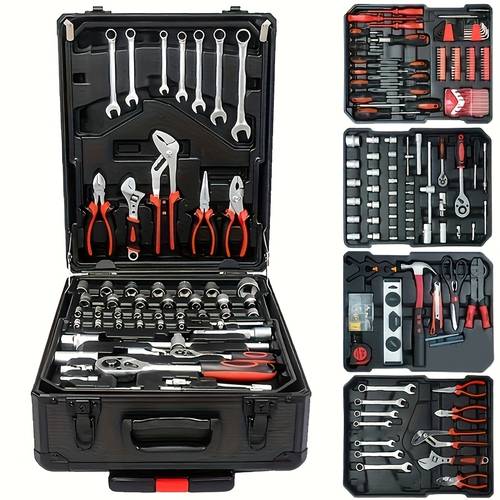 high end professional 45 1 898 1 piece tool set auto bicycle repair machinery kit 1 2 inch 1 4 inch 3 8 inch drive depth and standard wrench grade auto parts repair ratchet wrench and other auto repair accessories tool set
