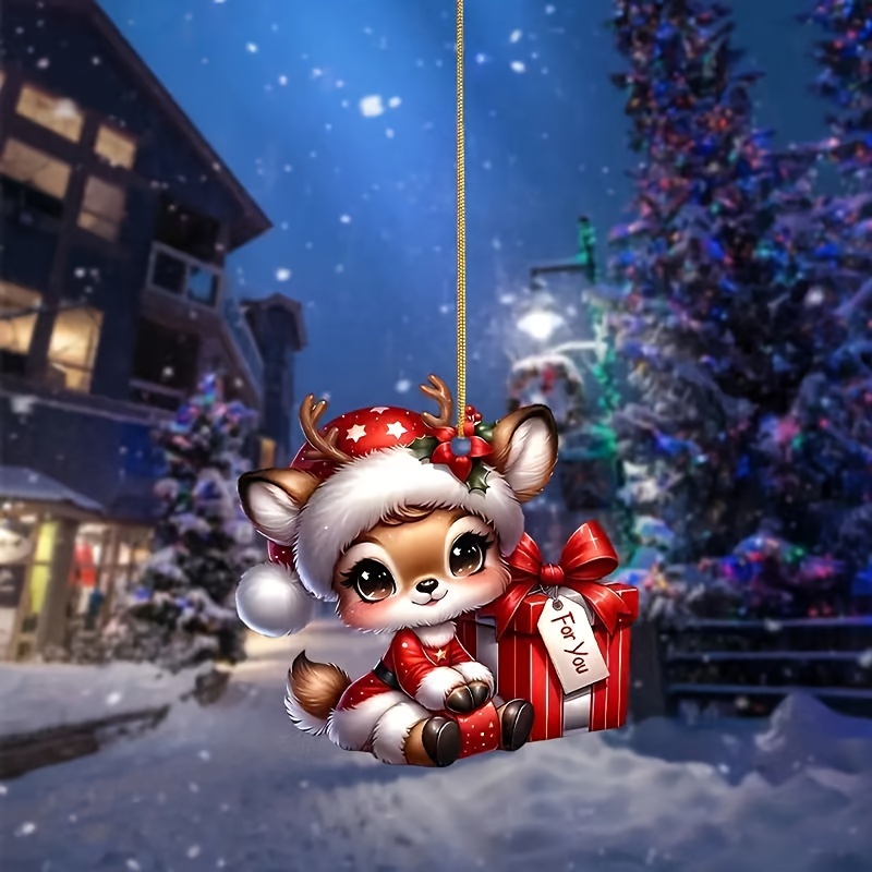 

- Christmas Decor For Car, Keychain & |
