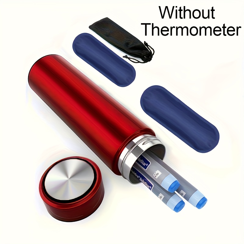 insulin insulated travel case with 2 ice packs and an insulated fabric bag a cooling box suitable for diabetic insulin pens can only be   in the refrigerator for   hours but maintains   during   suitable for outdoor travel