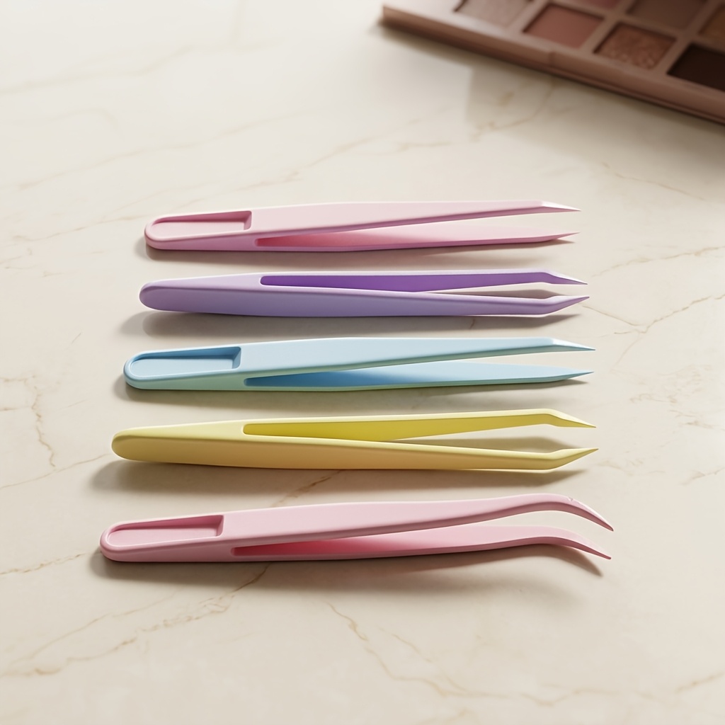 TEMU Pincettes de pour de tissus et usage en , poignées souples antistatiques et résistantes aux acides pour échantillons fins, outils manuels légers