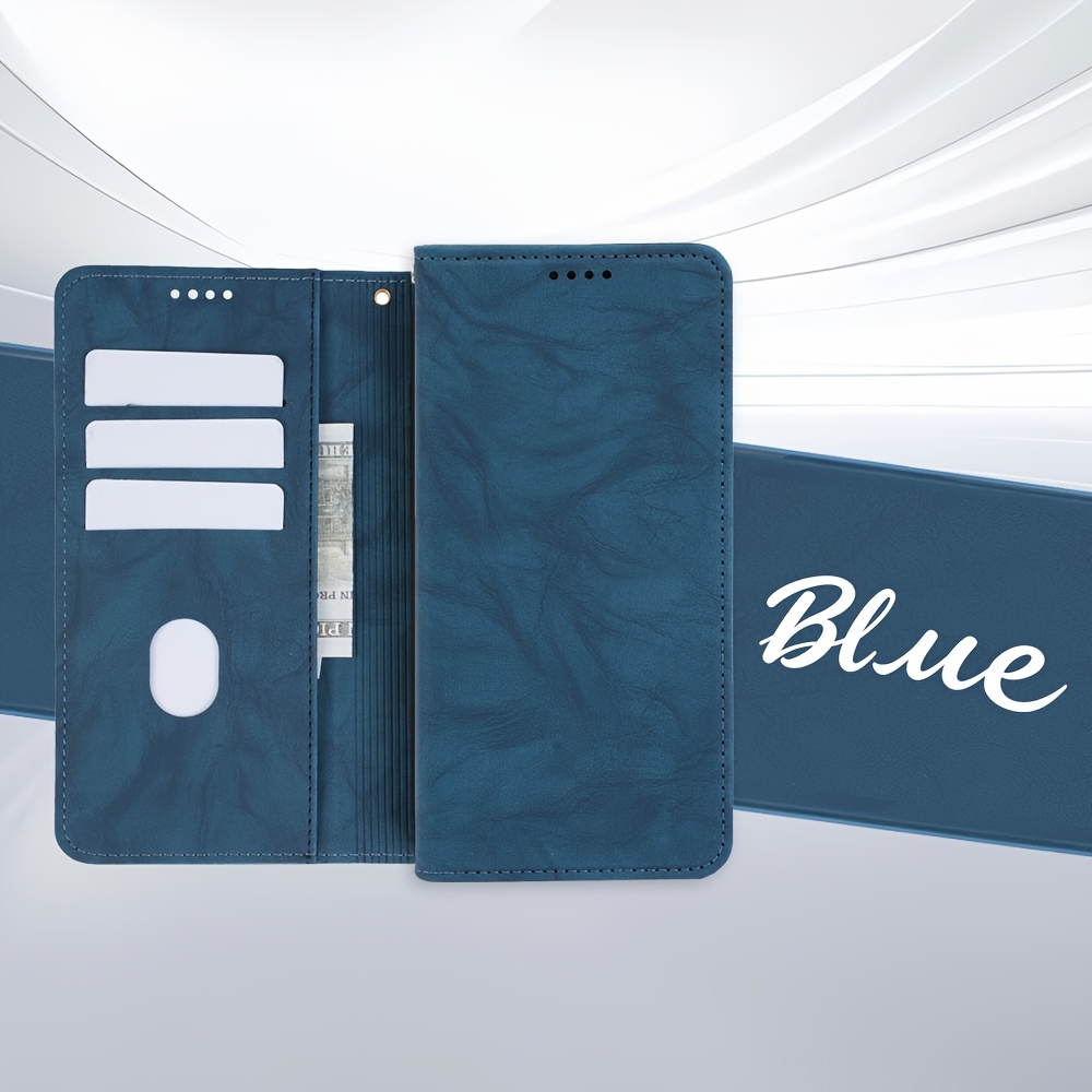 TEMU Phone Case: [for Wallet Cover]flip Protective Case For Galaxy A54 5g, A55 5g, A56 5g, A36 5g, A37 5g, A57 5g, 3 Wallet Card Slots, Kickstand