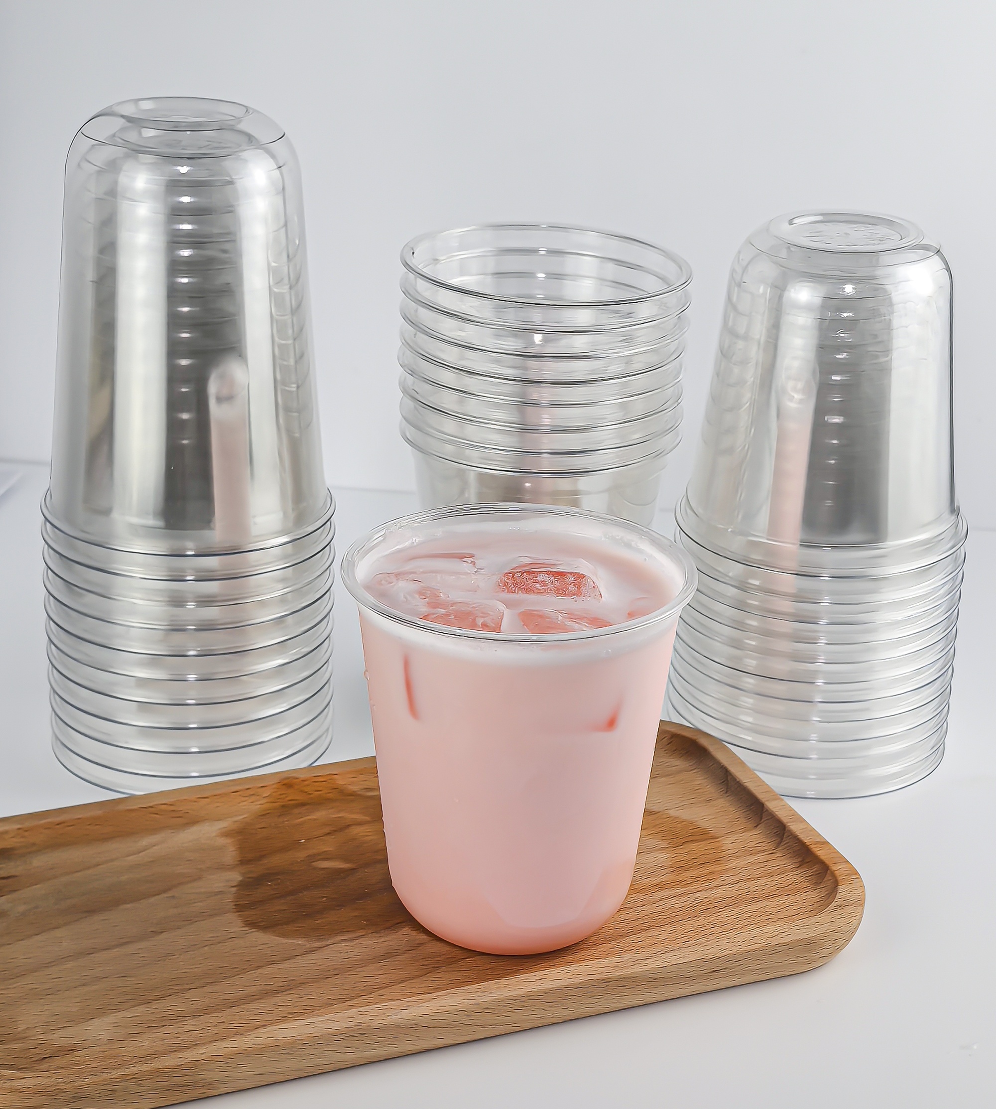 Vasos Chiquitos De Plástico Reutilizables - Pack De 100 Unidades, 210cc Cada Uno