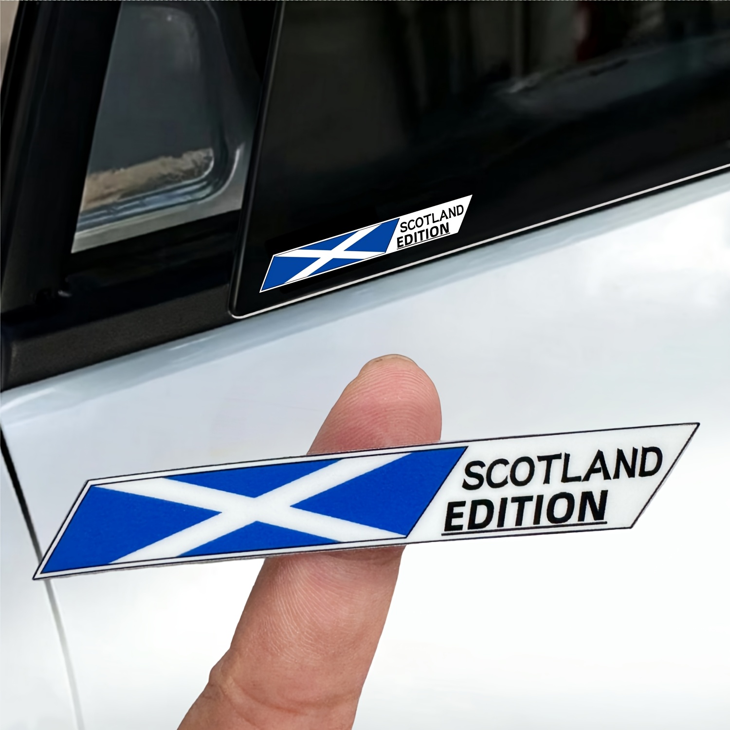 TEMU 1pc Scotland Edition Style Car Sticker Badge Decals