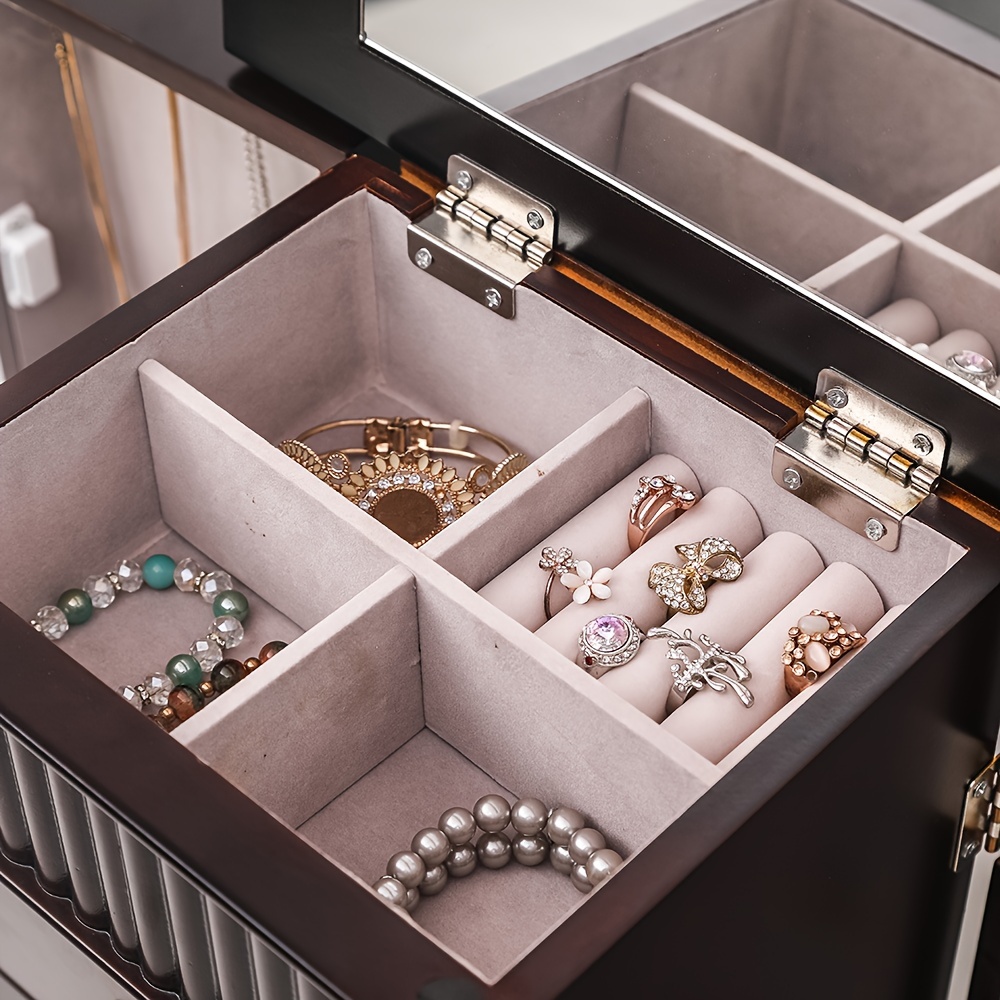 armario joyería espejo organizador Temu