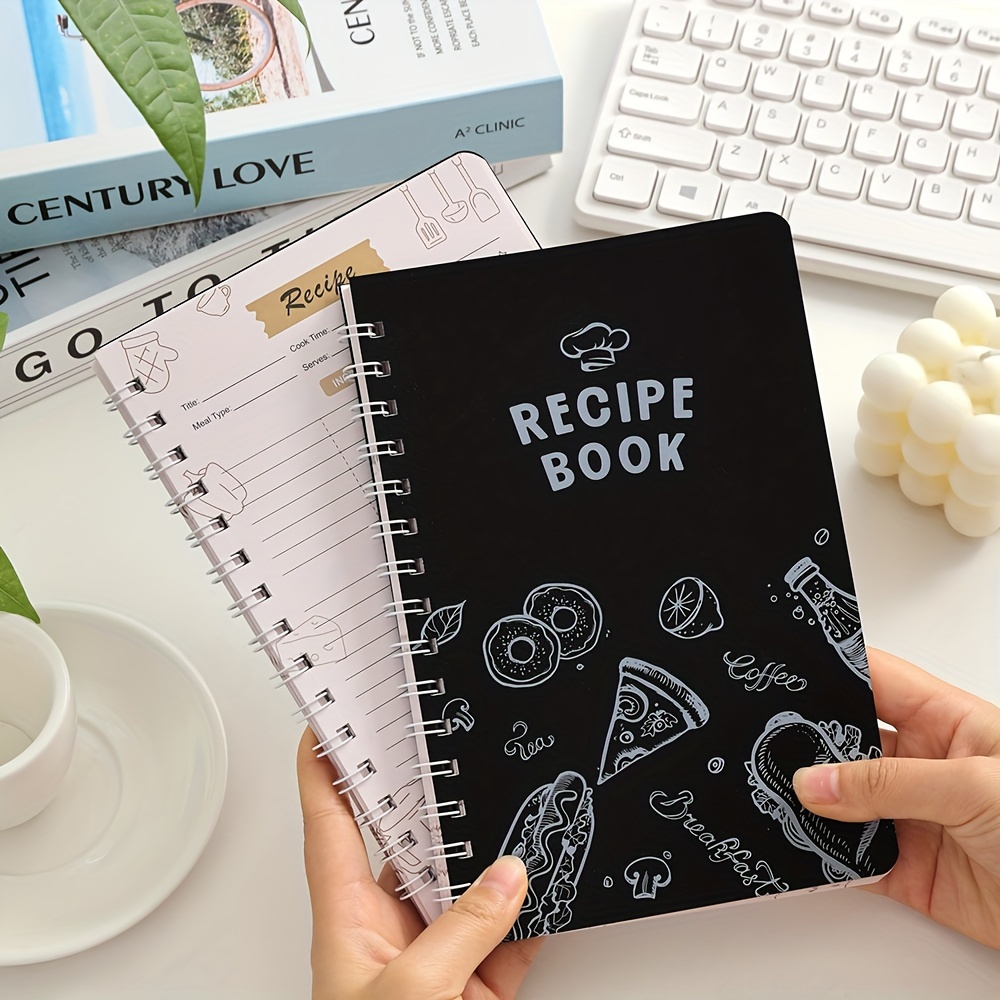 

Blank A5 Hardcover Recipe Journal Book For Adults To Record And Organize Personal Recipes Make Your Own Cookbook Stickers And Food Stickers Hold Up To 96 Recipes