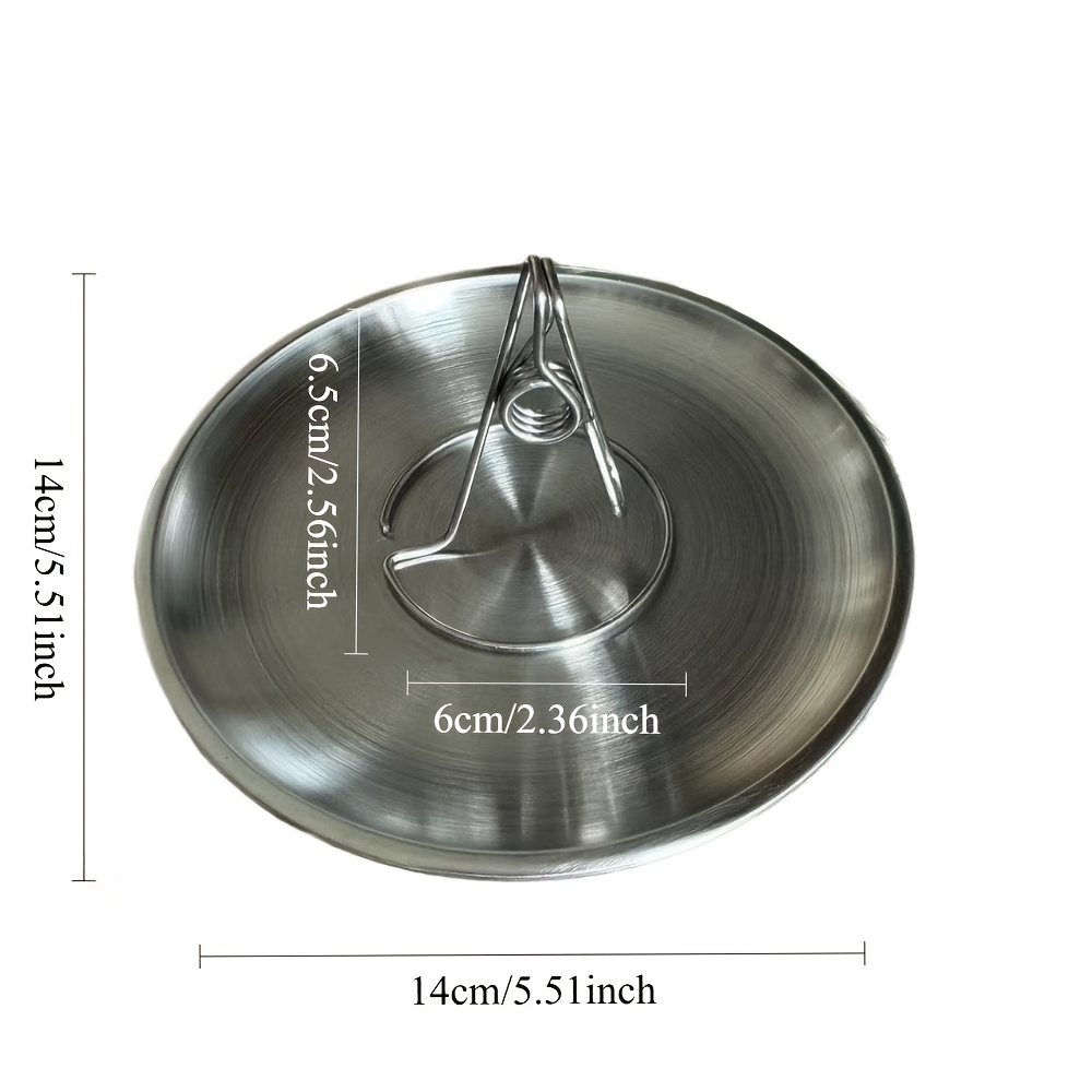 TEMU Porte-encens à pince 2-en-1 (1 pince + 1 plateau) en acier inoxydable, porte-encens -moustiques ignifuge, portable, convient pour la répulsion