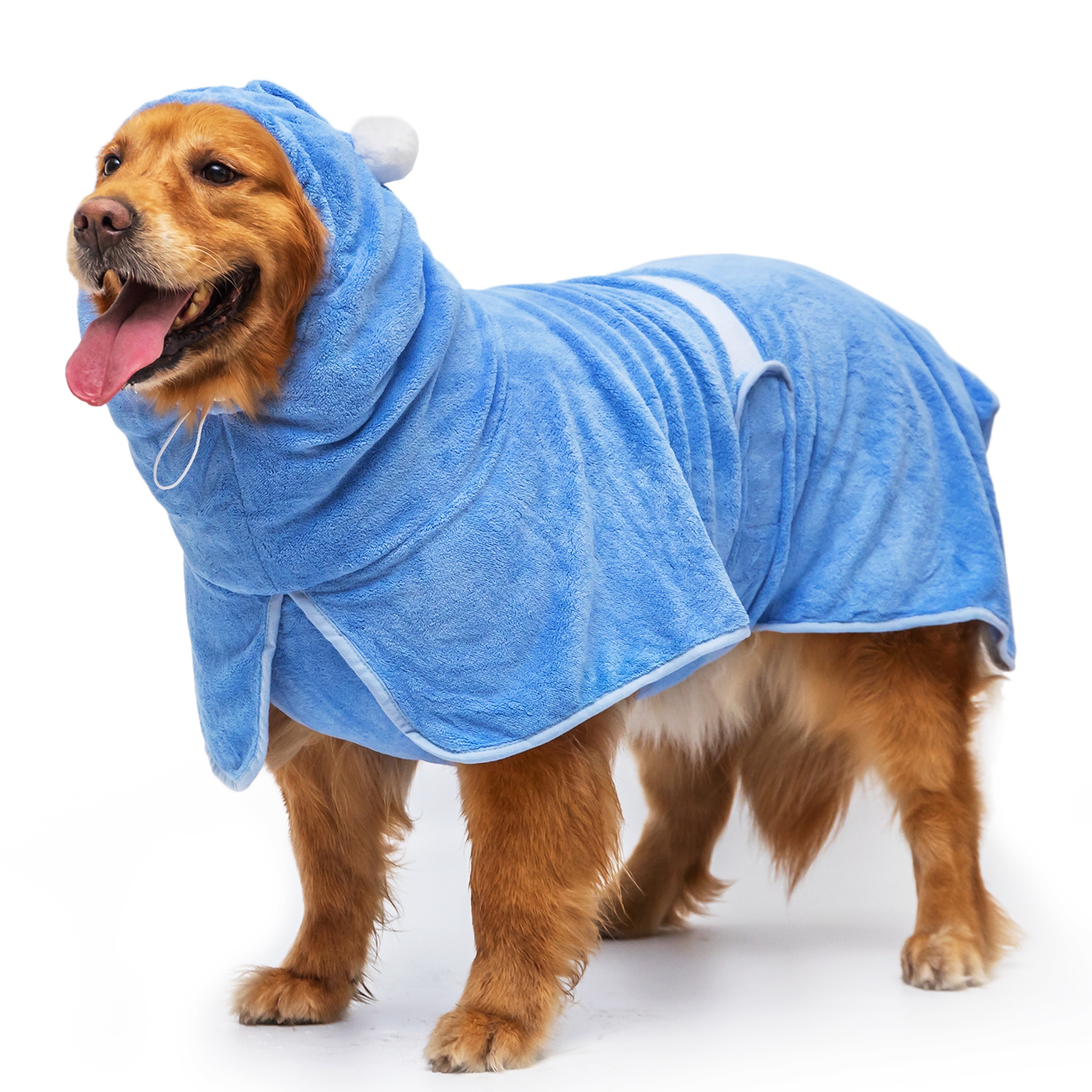 dog bathrobe sold on Temu United States