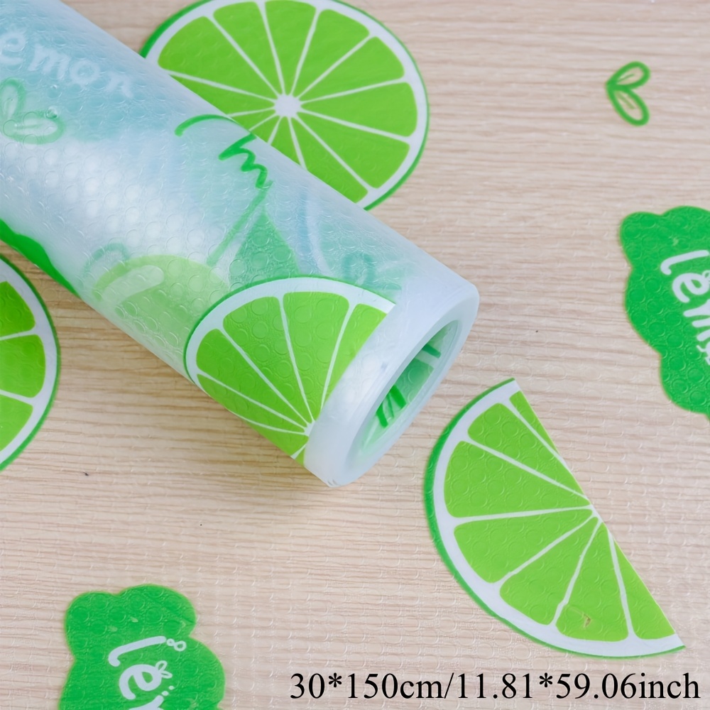 TEMU Roll 1, Waterproof Refrigerator Liner For Kitchen Cabinets (118.11* Inches), Non-slip, Washable, Reusable, Made Of Eva Material, Suitable For