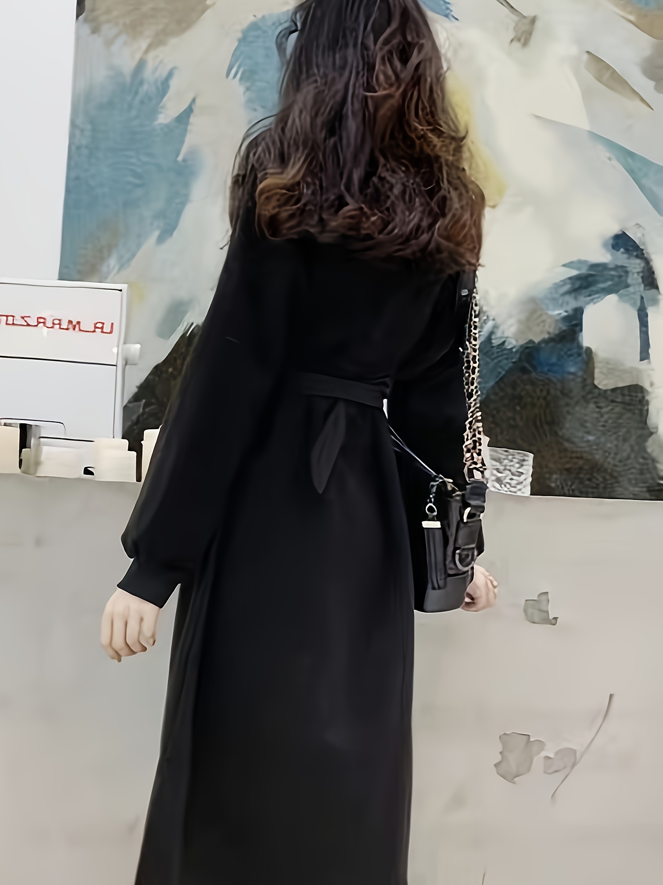 robe pull en viscose femme long manteau en Temu Canada