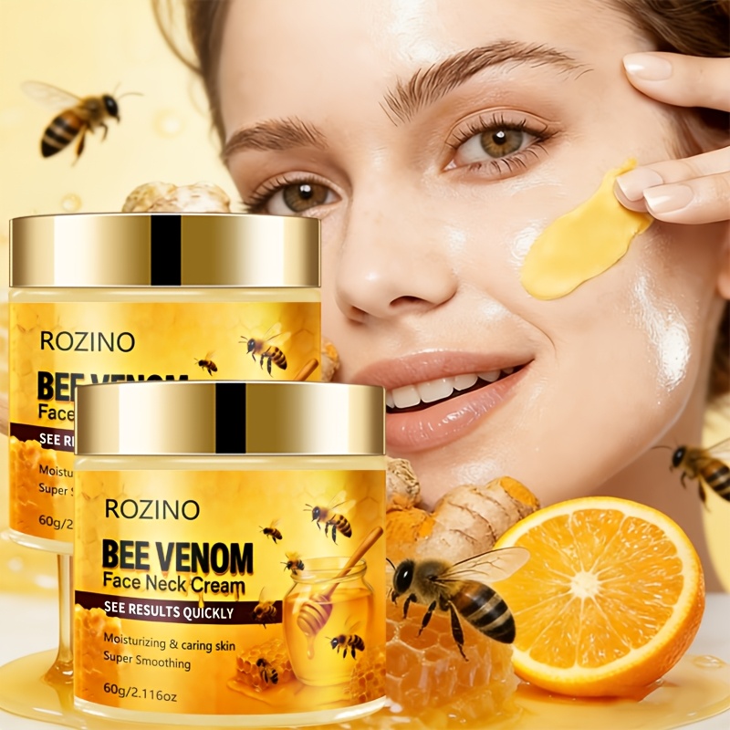 Image of 2-pack Instant Lifting And Firming Bee Venom Face And Neck Cream, Reshaping Facial And Neck , Bidding Farewell To , For Skin Hydration All Day Long, A Pleasant Experience To Your Skincare Time.